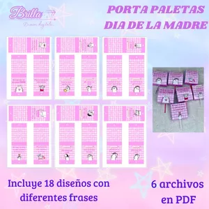 Imagen de portada para Ebook PORTA PALETAS - Día de las Madres