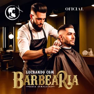 Imagem de capa para o Ebook LUCRANDO COM BARBEARIA OFICIAL