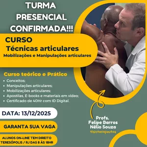 Imagem do curso Curso de Terapias Manuais Articulares
