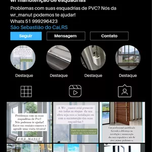 Imagem de capa para o Serviço online Manutenção de esquadrias de PVC