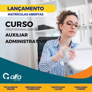 Imagem de capa para o Curso online Auxiliar Administrativo