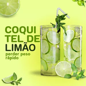 Imagem de capa para o Ebook E-book Coquetéis de limão com ingredientes naturais para emagrecer de forma saudável