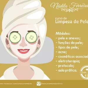 Imagem de capa para o Curso online Limpeza de Pele