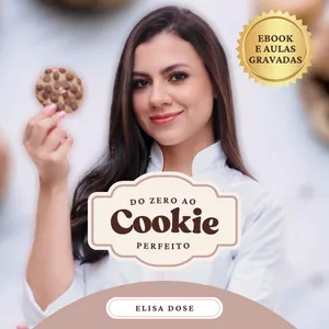 Imagem de capa para o Curso online Do Zero ao Cookie Perfeito I Elisa Dose