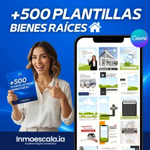 Imagen de portada para Ebook PACK +500 PLANTILLAS PARA BIENES RAÍCES