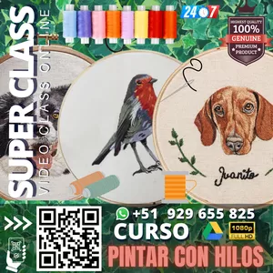 Imagen de portada para Ebook CURSO PREMIUM PINTAR CON HILOS