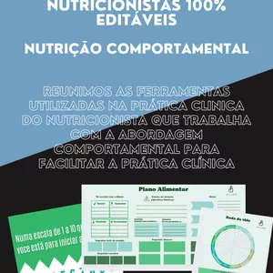 Imagem de capa para o Ebook Ferramentas para nutricionistas- Nutrição comportamental 