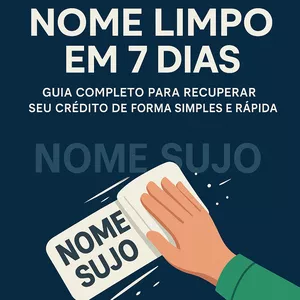 Imagem de capa para o Ebook Nome Limpo em 7 Dias