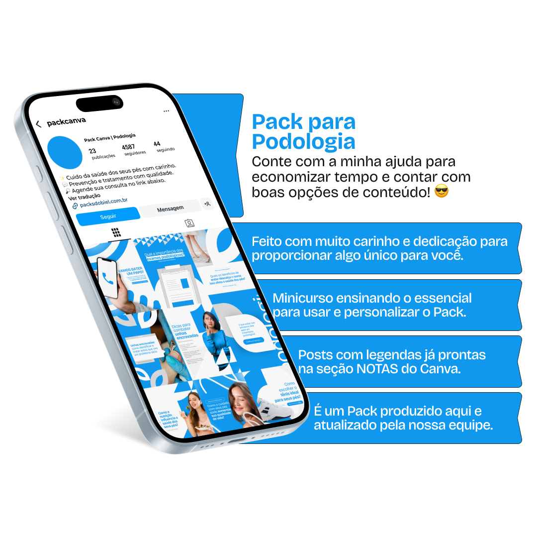 Imagem do curso Pack Canva - Podologia
