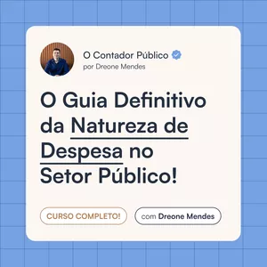 Imagem de capa para o Curso online Natureza da despesa
