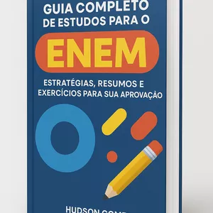 Imagem de capa para o Ebook Guia Completo de Estudos para o ENEM: Prepare-se para o Sucesso