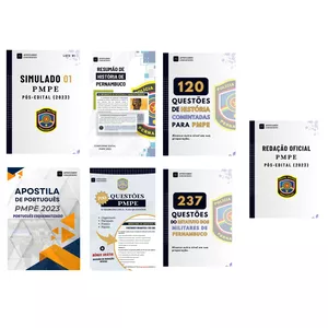 Imagem de capa para o Ebook COMBO COMPLETO PM-PE 2023/24