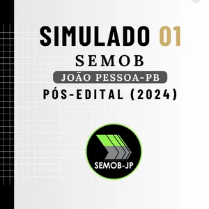 Imagem de capa para o Ebook 10 SIMULADOS SEMOB 2024 PÓS EDITAL