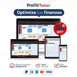 Imagen de portada para Curso online ProfitPlanner La Plantilla de Excel Que Optimiza Las Cuentas de Emprendedores y Empresas y Maximiza Beneficios