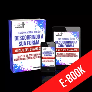 Imagem de capa para o Ebook (PDF) Teste Vocacional Cristão - Descobrindo a sua FORMA