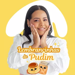 Imagem de capa para o Curso online Masterclass lembrancinhas de pudim