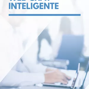 Imagem de capa para o Ebook Atendimento Web Chat Inteligente.