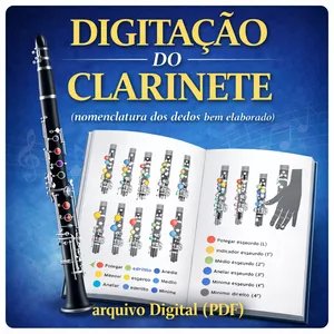 Imagem de capa para o Ebook CLARINETE DIGITAÇÃO  E  TÉCNICAS 