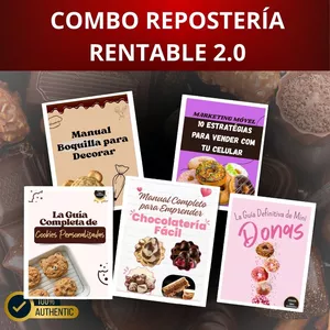 Imagen de portada para Ebook COMBO REPOSTERÍA RENTABLE 2.0