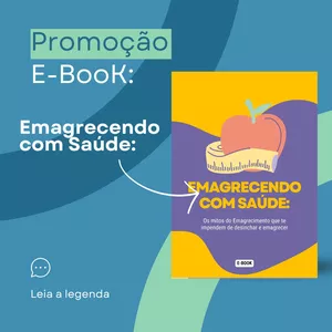 Imagem de capa para o Ebook Emagrecendo com Saúde