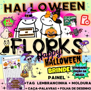 Imagem de capa para o Ebook HALLOWEEN FLORKS
