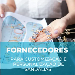Imagem de capa para o Ebook Fornecedores para Customização e Personalização de Chinelos **** BONUS SURPRESA