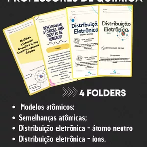 Imagem de capa para o Ebook Folders de atividades_Pacote 1
