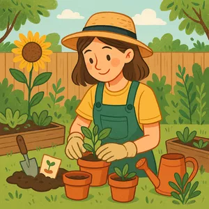 Imagem de capa para o Ebook aprendendo a jardinagem