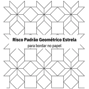 Imagem de capa para o Ebook Risco Padrão Geométrico Estrela