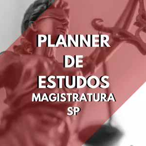 Imagem de capa para o Ebook Planner de Estudos MAGISTRATURA SP