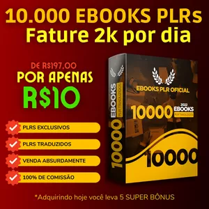 Imagem de capa para o Curso online PACK 10000 EBOOKS PLR