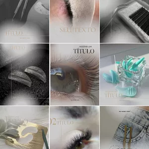 Imagem de capa para o Curso online Pack Canva Aesthetic Basic Slim "Lash Designer e Lash Lifting."
