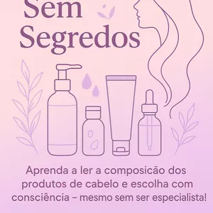 Imagem de capa para o Ebook Será que você sabe o que está usando? Rótulo Sem Segredos explica!