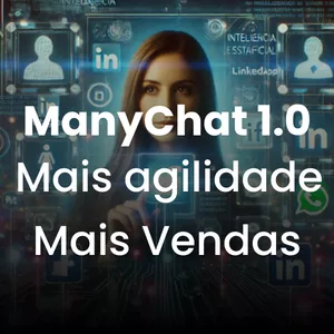 Imagem de capa para o Curso online Manychat 1.0 - Mais Agilidade Mais Vendas