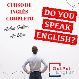 Imagem de capa para o Curso online Curso de INGLÊS Completo - Aulas ao Vivo