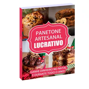 Imagem de capa para o Ebook Panetone Artesanal Lucrativo