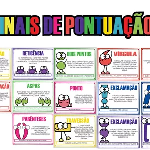 Imagem de capa para o Curso online CARTAZES SINAIS DE PONTUAÇÃO