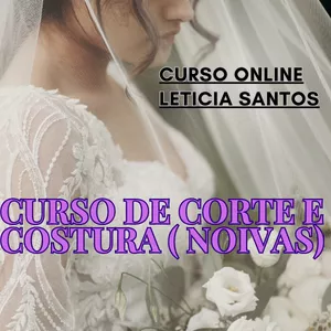 Imagem de capa para o Curso online Curso de Corte e Costura ( Noivas ) 