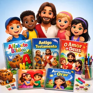 Imagem de capa para o Ebook + de 427 Atividades Bíblicas e de Colorir só Baixar e se Divertir com seu filho(a)