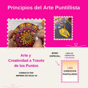 Imagen de portada para Ebook Principios del Arte Puntillista - Arte y  Creatividad  a Través de los Puntos