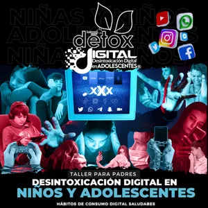 Imagen de portada para Curso online Taller para padres Detox Digital® :   Desintoxicación digital en niños y Adolescentes 