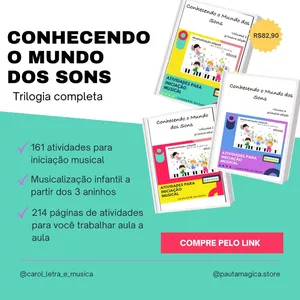 Imagem de capa para o Ebook Trilogia : Conhecendo o Mundo dos Sons - 1, 2 e 3