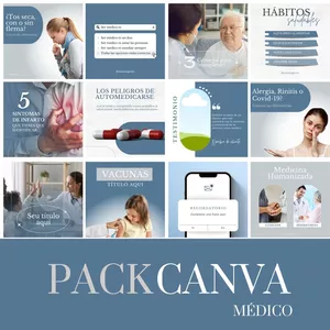 Imagen de portada para Ebook Pack Canva Medico