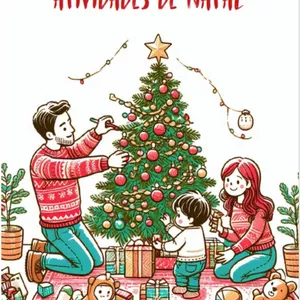 Imagem de capa para o Ebook 🎄**Crie memórias inesquecíveis com Atividades de Natal!**🎄