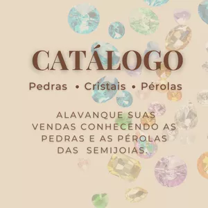 Imagem de capa para o Ebook Catálogo de Pedras, Cristais e Pérolas