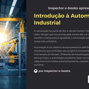 Imagem de capa para o Ebook Automação Industrial e a Evolução da Indústria de transformação Digital