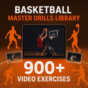Cover image for Ebook Basketball Master Drills Library – 900+ Video Exercises