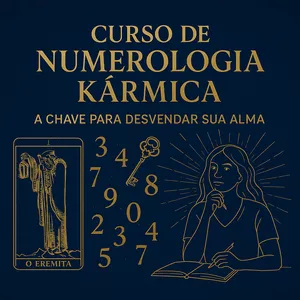 Imagem de capa para o Curso online Numerologia karmica - Ciclo de  Vida, Ano Pessoal  e Personalidades 