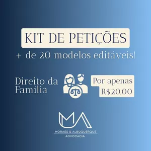 Imagem de capa para o Ebook KIT DE PETIÇÕES - MORAES E ALBUQUERQUE