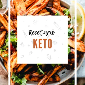 Imagen de portada para Ebook RECETARIO KETO +200 RECETAS
